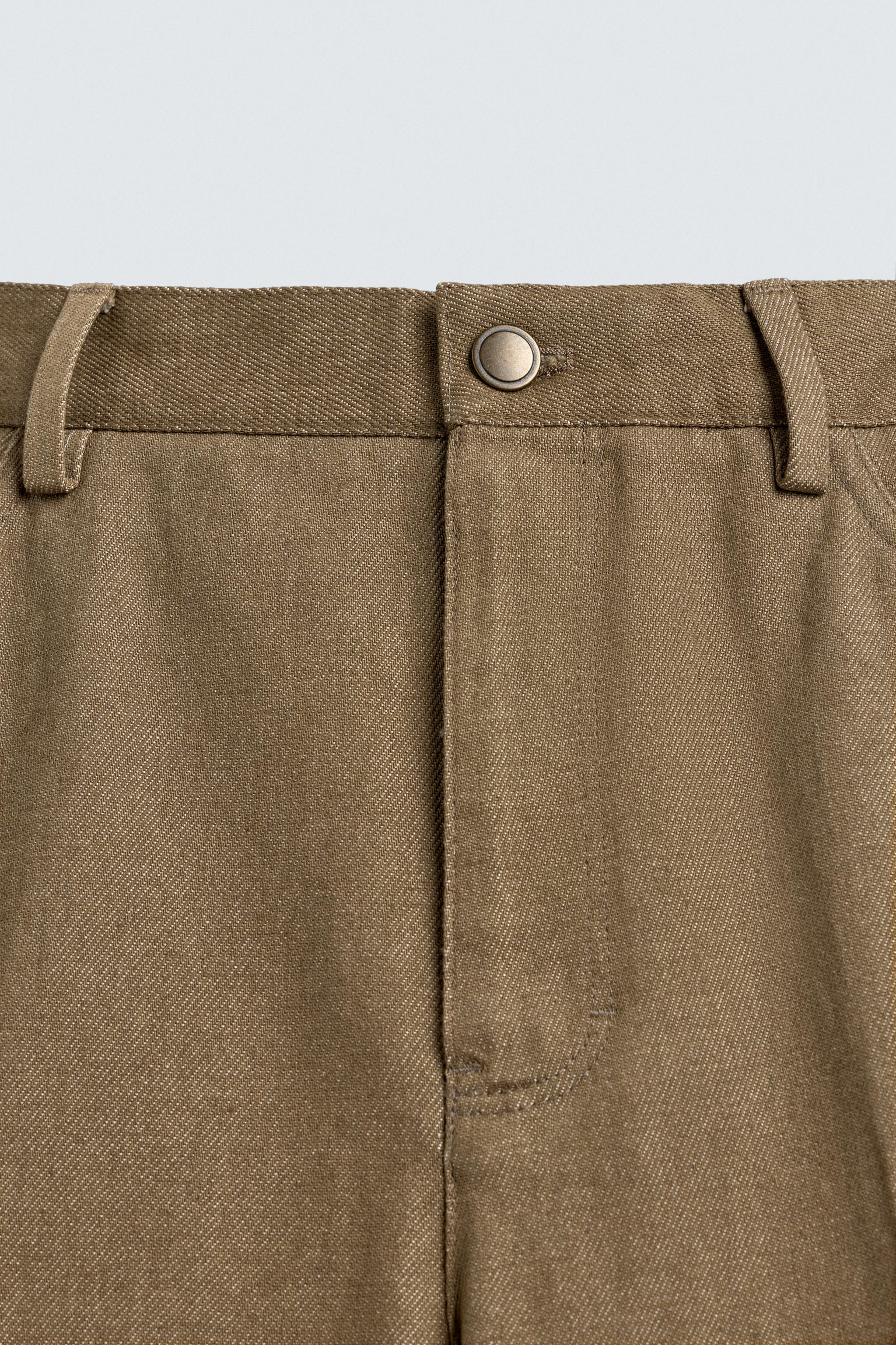 PANTALON STRAIGHT FIT À PASSANTS